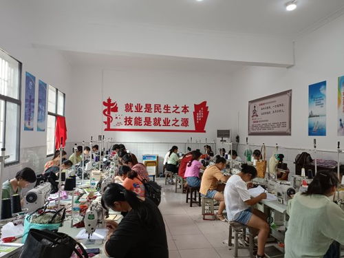 龙山县就业服务中心 进行初级缝纫工培训结业考试