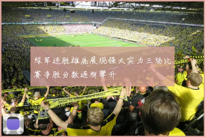 绿军连胜雄鹿展现强大实力三场比赛净胜分数逐渐攀升